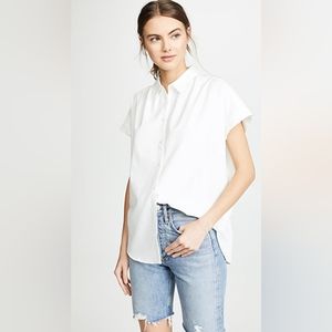 Madewell Central White Shirt Size XS